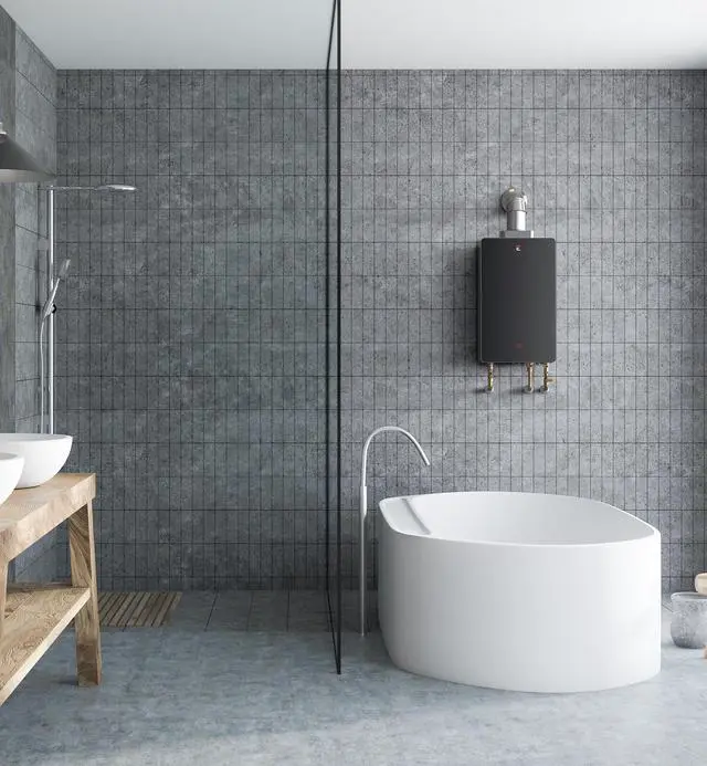 Alt view image 7 of 7 - Eccotemp SMARTHOME Indoor 6.8 GPM Natural Gas Tankless Water Heater