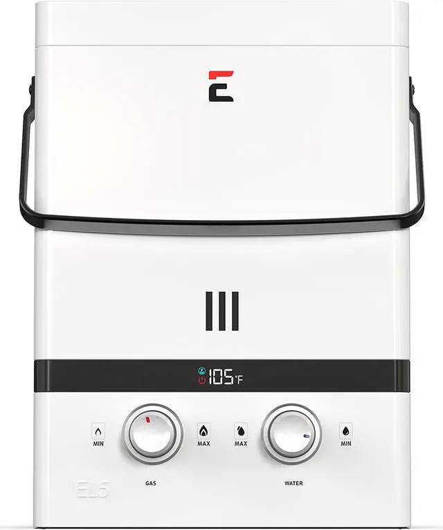 Main image of Eccotemp EL5 Luxe 1.5 GPM Outdoor Compact Tankless Water Heater with LED Display