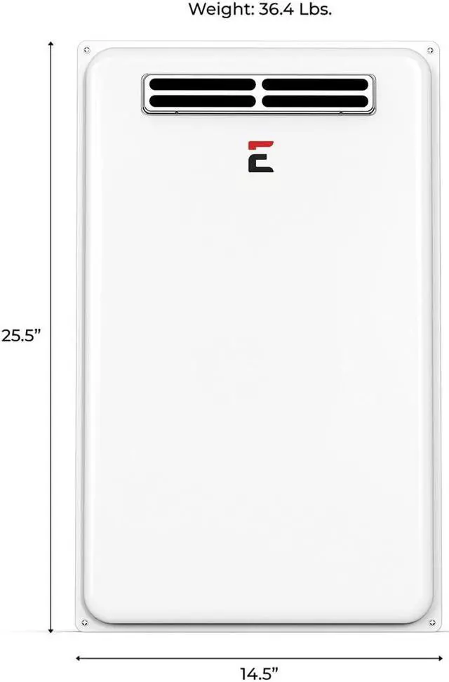 Alt view image 2 of 7 - Eccotemp Builder Series 6.8 GPM Outdoor Liquid Propane Tankless Water Heater