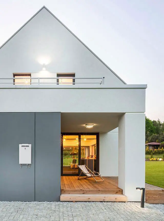 Alt view image 6 of 7 - Eccotemp Builder Series Outdoor 6.8 GPM Natural Gas Tankless Water Heater