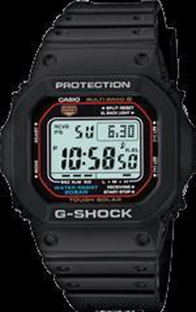 Alt view image 7 of 7 - Casio GWM5610-1 Black Resin G-Shock Digital Dial Multi Band Atomic Tough Solar