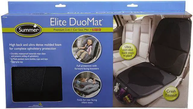 Alt view image 6 of 8 - Summer Infant 77710A Elite DuoMat Car Seat, Black