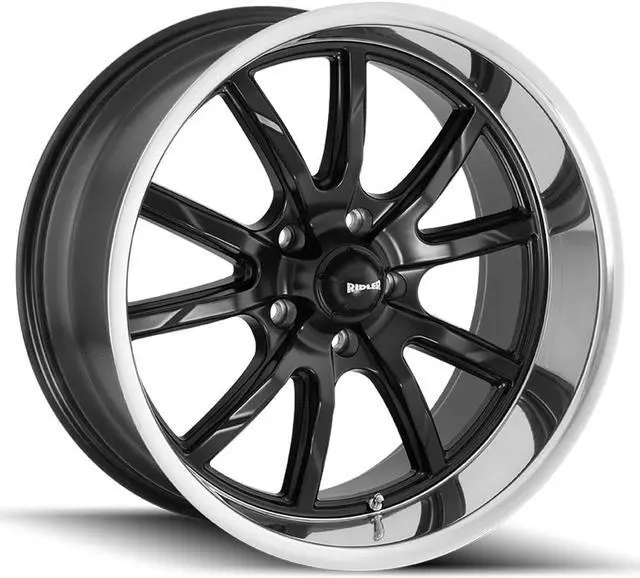 Main image of Ridler 650 17x8 5x4.5" +0mm Matte Black Wheel Rim 17" Inch