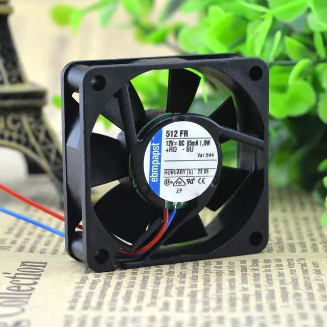 Alt view image 4 of 4 - For original German ebmpapst TYP 512F 12V 85mA 1.0W 5CM5015 cooling fan