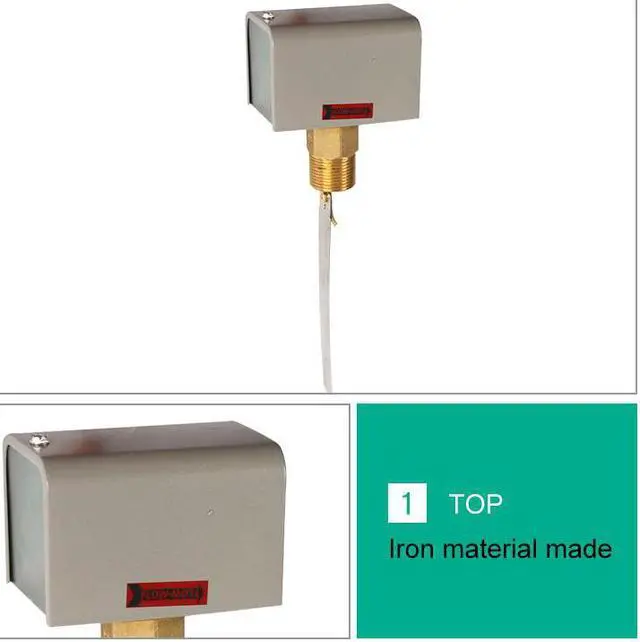 Alt view image 6 of 7 - ELECALL Water/Paddle Flow Sensors water level controll flow switch liquid sensor