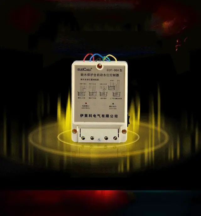 Alt view image 3 of 6 - ELECALL EDF-96B AC380V Water Automatic Level Controller Electronic Water Liquid Level Detection Sensor Water Pump Controller - 5M