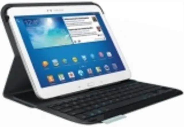 Alt view image 4 of 4 - Keyboard Folio Case Smsng Gal3