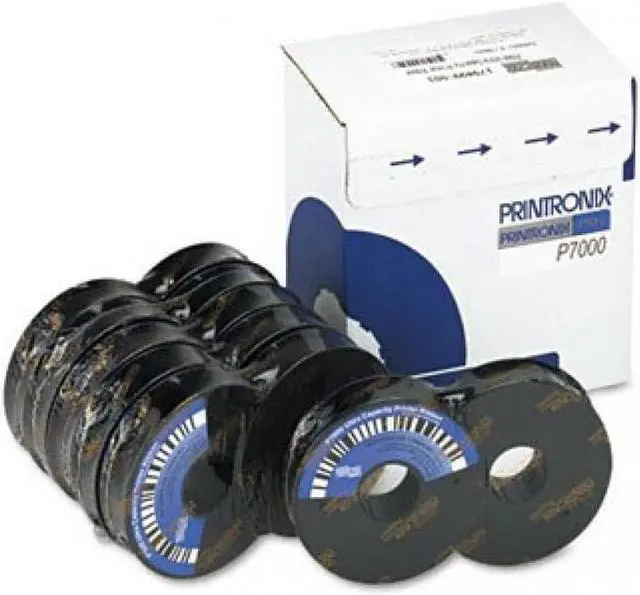 Main image of Printronix Black Ribbon - Black - Dot Matrix - Million