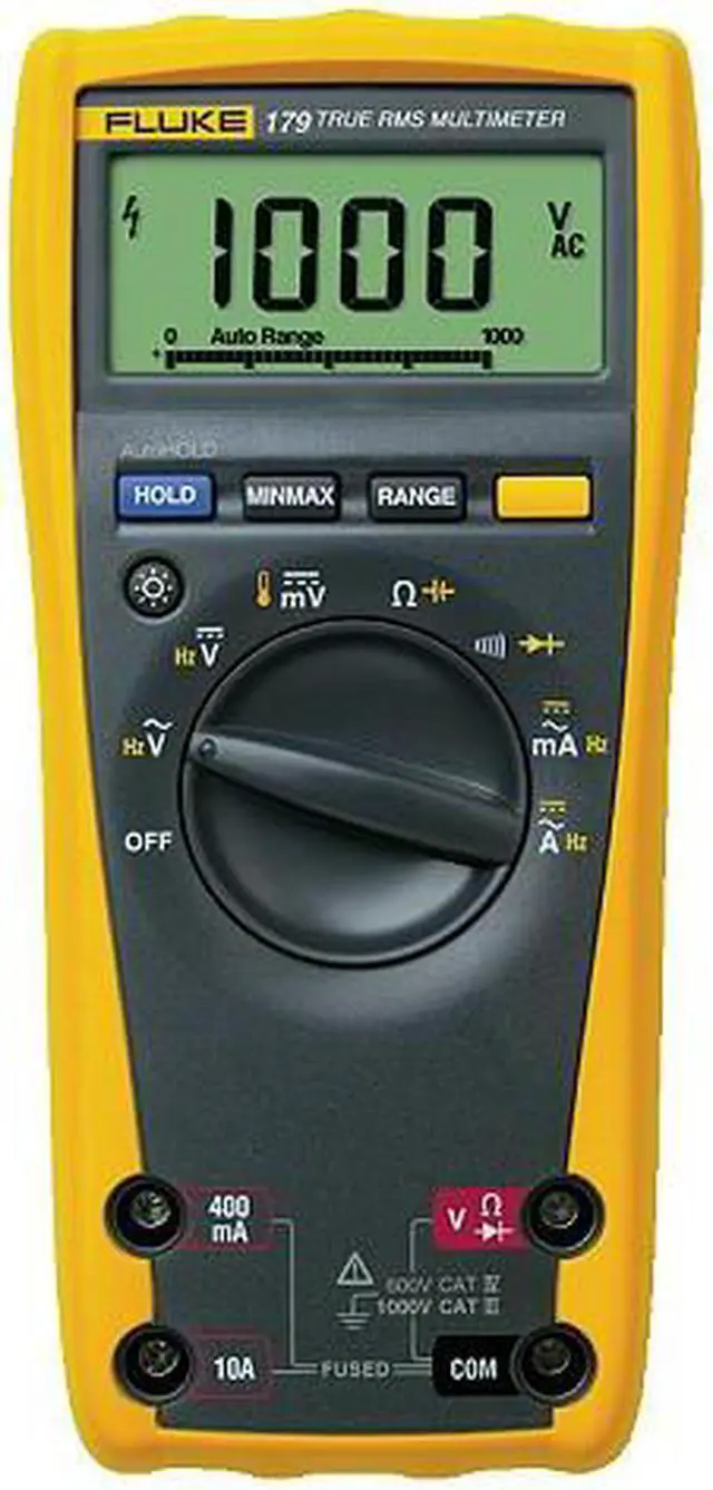 Alt view image 2 of 10 - Fluke 179 True RMS Digital Multimeter with built-in thermometer