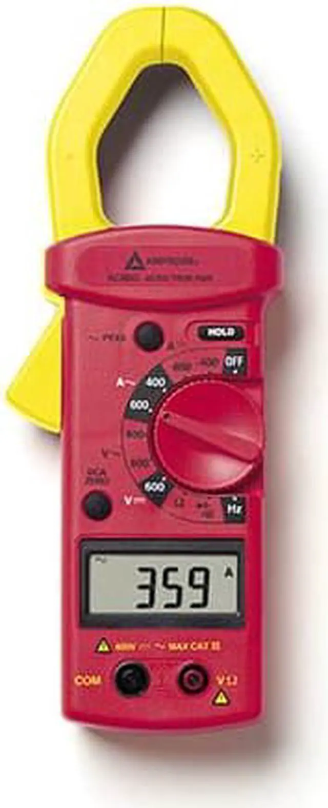 Alt view image 2 of 5 - AMPROBE AC68C Digital Clamp Meter, LCD, 600 A, 1.6 in (41 mm) Jaw Capacity