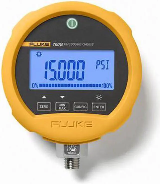 Alt view image 2 of 6 - FLUKE FLUKE-700G04 Digital Compound Gauge, -14 to 0 to 15 psi, 1/4 in MNPT,