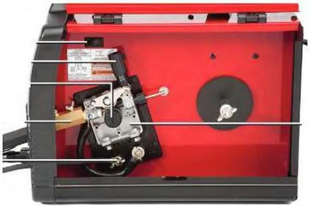 Alt view image 2 of 15 - LINCOLN ELECTRIC K2698-1 MIG Welder, Easy MIG 180, 1, 208/240V AC, 30 to 180A