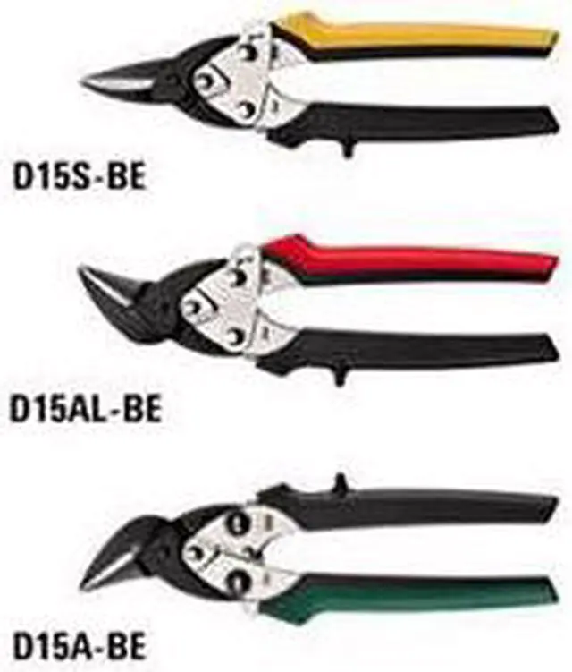 Alt view image 2 of 4 - BESSEY D15-SET Aviation Snip Set, Left/Right/Straight, 7 1/4 in, Steel