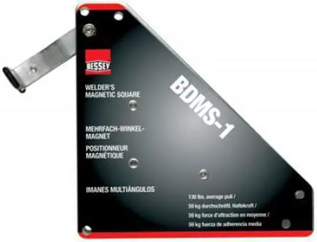 Main image of BESSEY BDMS-1 Magnetic Welding Square,8Lx1-43/64Wx7InH