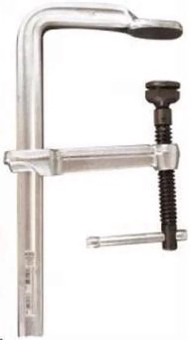 Main image of BESSEY GSM20 7 1/2 in Bar Clamp, Forged Steel Handle and 4 3/4 in Throat Depth