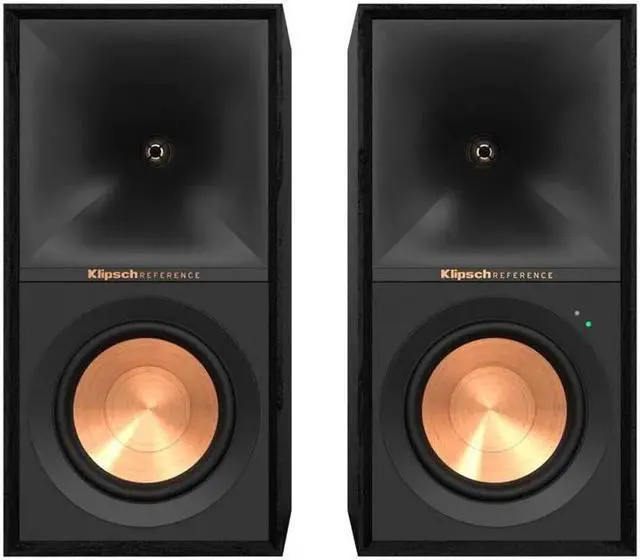Main image of Klipsch R-50PM Powered Bookshelf Speakers with 5.25" Woofers - Pair (Black)