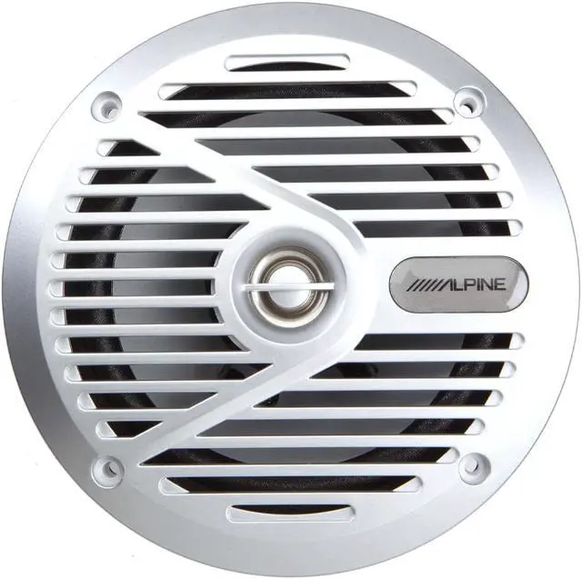 Alt view image 2 of 13 - Alpine SPS-M601W 6.5” Coaxial 2-Way Marine Speaker – White