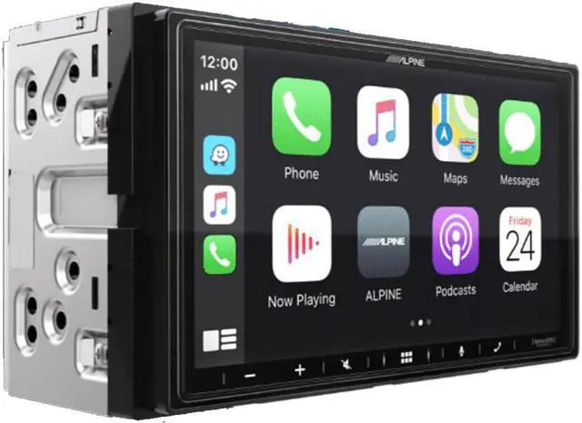 Alt view image 2 of 3 - Alpine ILX-407 Double-Din 7" Multimedia Car Receiver