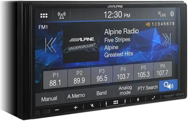 Alt view image 3 of 3 - Alpine ILX-407 Double-Din 7" Multimedia Car Receiver