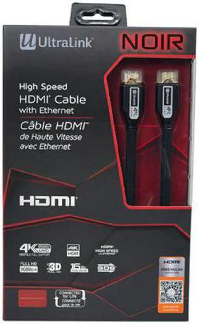 Main image of UltraLink ULN3MP Noir High Speed  3m HDMI Cable