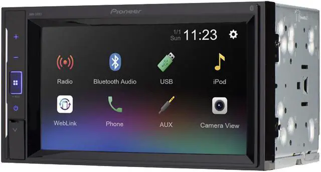 Alt view image 3 of 3 - Pioneer DMH-241EX 6.2 Double Din Bluetooth Digital Media Receiver