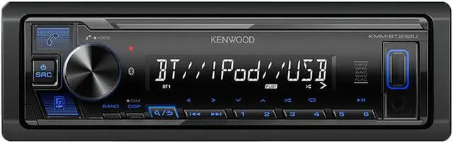 Alt view image 3 of 7 - Kenwood KMM-BT232U Digital Media Receiver with Bluetooth