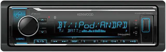 Alt view image 3 of 13 - Kenwood KMM-BT332U Digital Media Receiver with Bluetooth