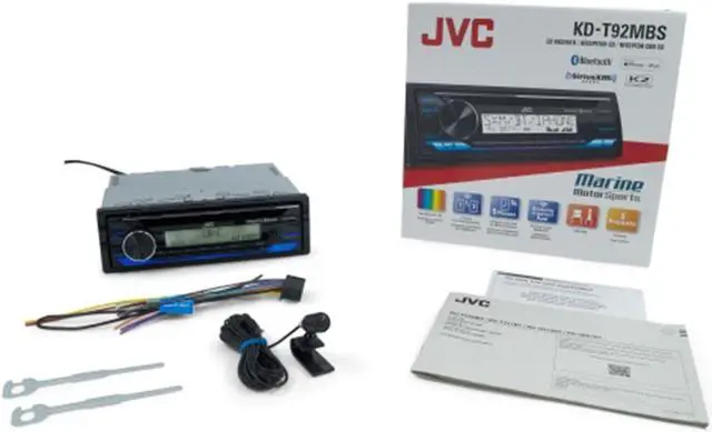 Alt view image 2 of 16 - JVC KD-T92MBS Marine/MotorSports CD Receiver