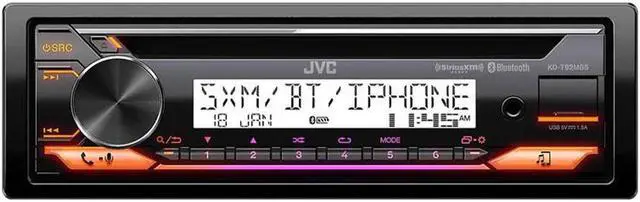 Alt view image 4 of 16 - JVC KD-T92MBS Marine/MotorSports CD Receiver