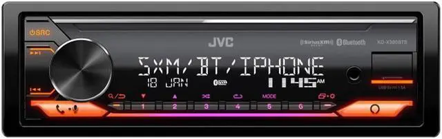 Alt view image 3 of 16 - JVC KD-X380BTS Digital Media Receiver