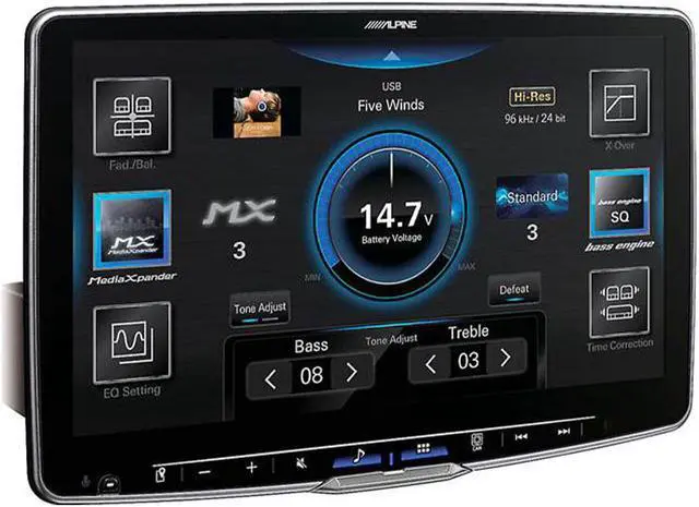 Main image of Alpine ILX-F511 Halo11 11 Digital Multimedia Touchscreen Receiver
