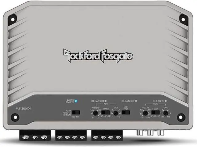 Main image of Rockford Fosgate M2-300X4 Marine 300 Watt 4-Channel Element Ready Amplifier