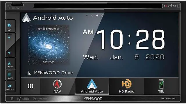 Main image of Kenwood eXcelon DNX697S Navigation DVD Receiver with Bluetooth & HD Radio