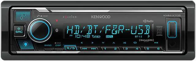 Alt view image 2 of 2 - Kenwood eXcelon KDC-X705 Digital Media Receiver with Bluetooth and HD Radio