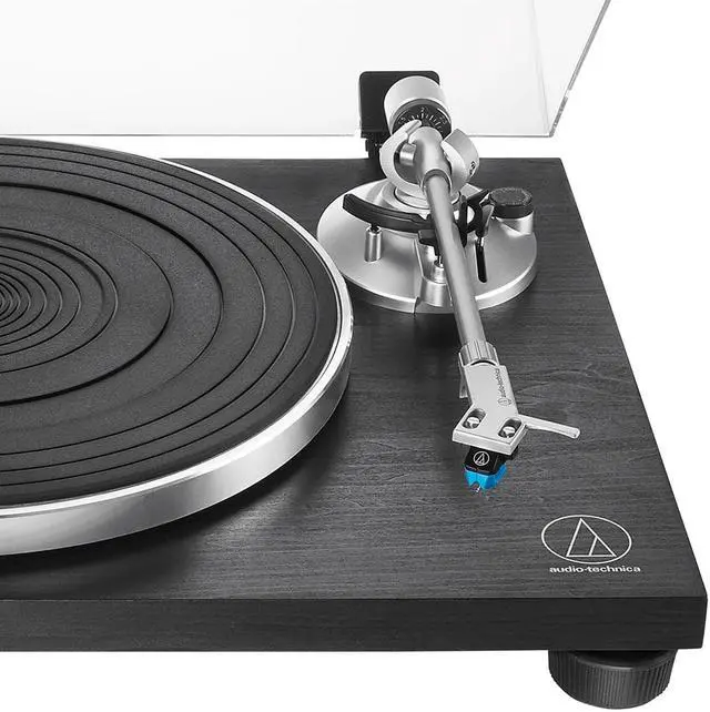 Alt view image 3 of 5 - Audio Technica ATLPW30BKR Fully Manual Black Belt-Drive Turntable