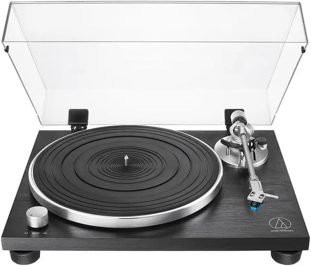 Main image of Audio Technica ATLPW30BKR Fully Manual Black Belt-Drive Turntable