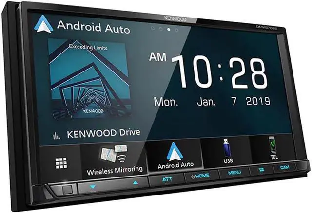 Alt view image 4 of 13 - Kenwood DMX9708S Digital Multimedia Receiver with Bluetooth