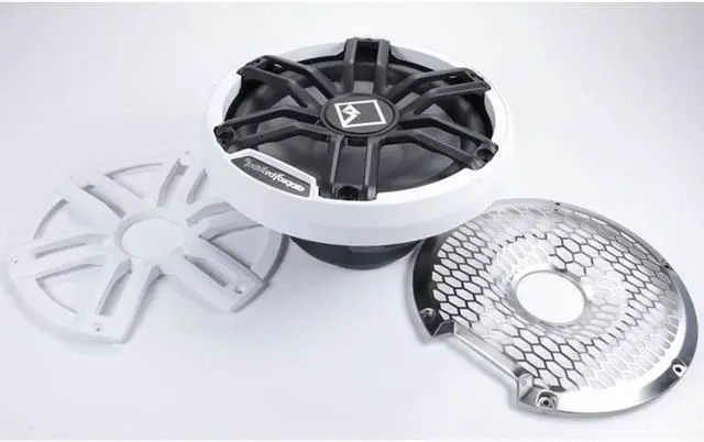 Alt view image 2 of 4 - Rockford Fosgate M2D2-12I 12 Color Optix Infinite Baffle Marine Subwoofer  White