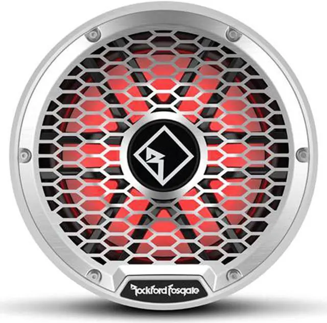 Alt view image 3 of 5 - Rockford Fosgate M2D2-12S 12 Color Optix Sealed Enclosure Marine Subwoofer  White