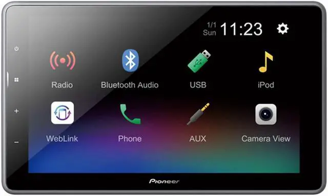 Alt view image 3 of 14 - Pioneer DMH-T450EX 9 Capacitive Touchscreen Digital Media Receiver
