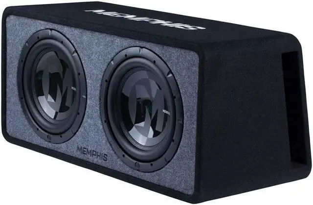 Main image of Memphis Audio PRXE12D2 Power Reference 2-Ohm Dual 12 Loaded Subwoofer Enclosure