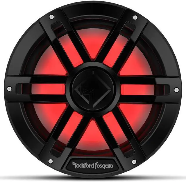 Alt view image 2 of 4 - Rockford Fosgate M1D4-12B 12 Color Optix Marine Subwoofer  Black