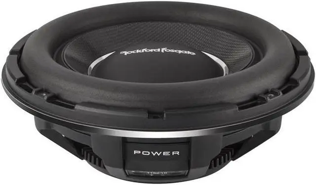 Alt view image 4 of 5 - Rockford Fosgate T1S1-10 Power 10 T1 Slim Single 1-Ohm Subwoofer