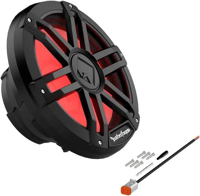 Alt view image 2 of 6 - Rockford Fosgate M1D2-12B 12 Color Optix Marine Subwoofer  Black