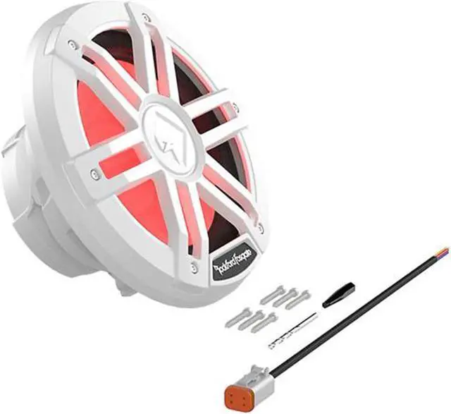 Alt view image 3 of 5 - Rockford Fosgate M1D4-8 8 Color Optix Marine Subwoofer  White