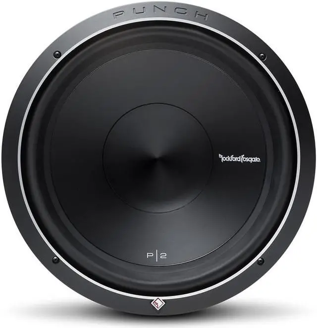 Alt view image 8 of 12 - Rockford Fosgate P2D2-15 Punch 15 P2 2-Ohm DVC Subwoofer