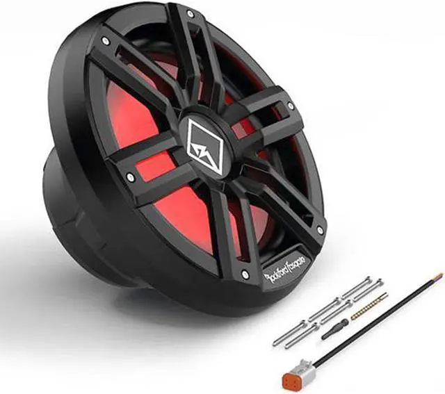 Alt view image 6 of 7 - Rockford Fosgate M2D4-12IB 12 Color Optix Infinite Baffle Marine Subwoofer  Black