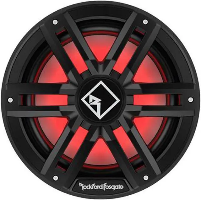 Alt view image 7 of 7 - Rockford Fosgate M2D4-12IB 12 Color Optix Infinite Baffle Marine Subwoofer  Black