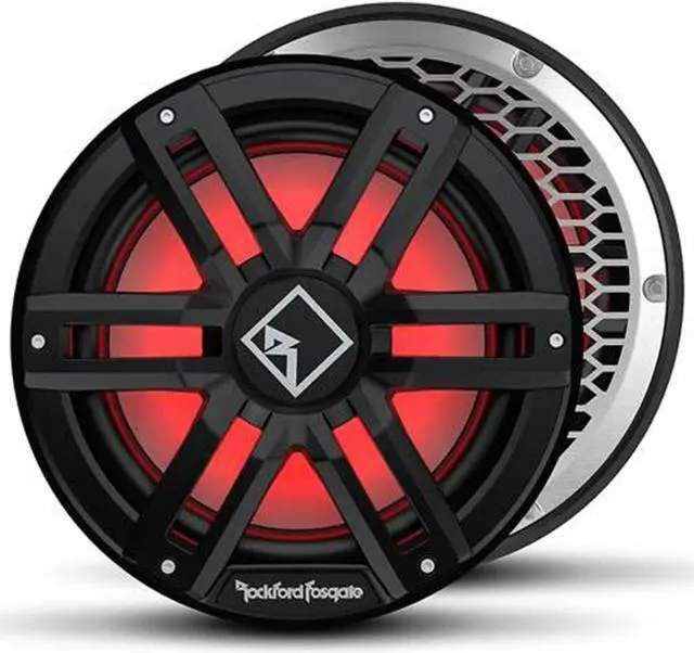 Alt view image 2 of 7 - Rockford Fosgate M2D4-12IB 12 Color Optix Infinite Baffle Marine Subwoofer  Black