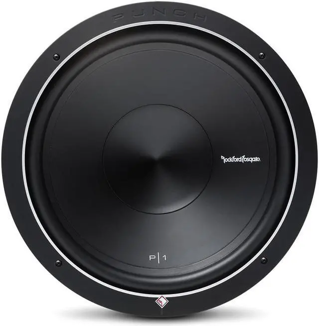 Alt view image 3 of 9 - Rockford Fosgate P1S4-15 Punch 15 P1 4-Ohm SVC Subwoofer